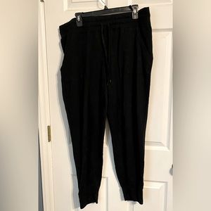 Black Drawstring Joggers